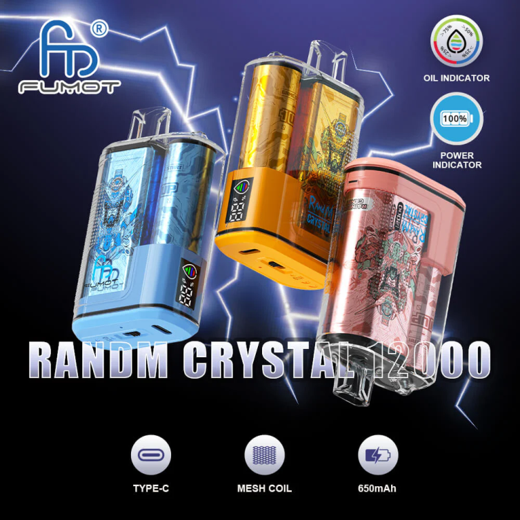 Fumot discount code - 12000 使い捨てベイプボックス - 20ml (1 個) ベリーレモネード Fumot Crystal 802NF255