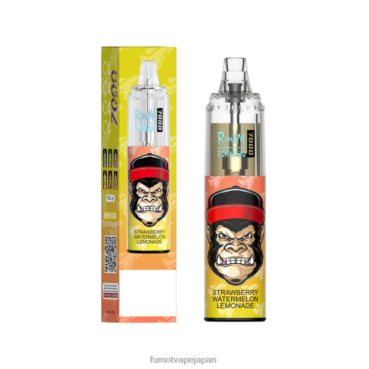 Fumot discount code - 14ml (1 本) 7000 使い捨て VAPE ペン 赤いエネルギーアイス Fumot Tornado 802NF95