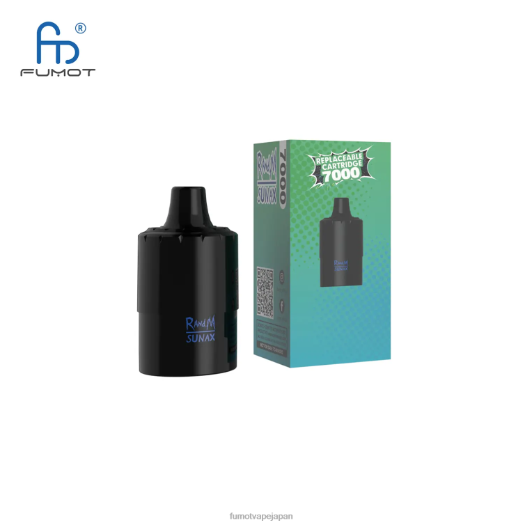 Fumot discount code - 7000 交換可能な VAPE カートリッジ (1 個) クールミント Fumot Sunax 802NF485