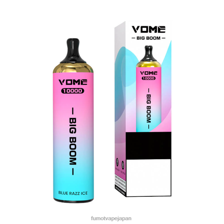 Fumot factory - 使い捨てベイプペン 10000 - 20ml (1 本) ストロベリーアイス Fumot Vome Big Boom 802NF440