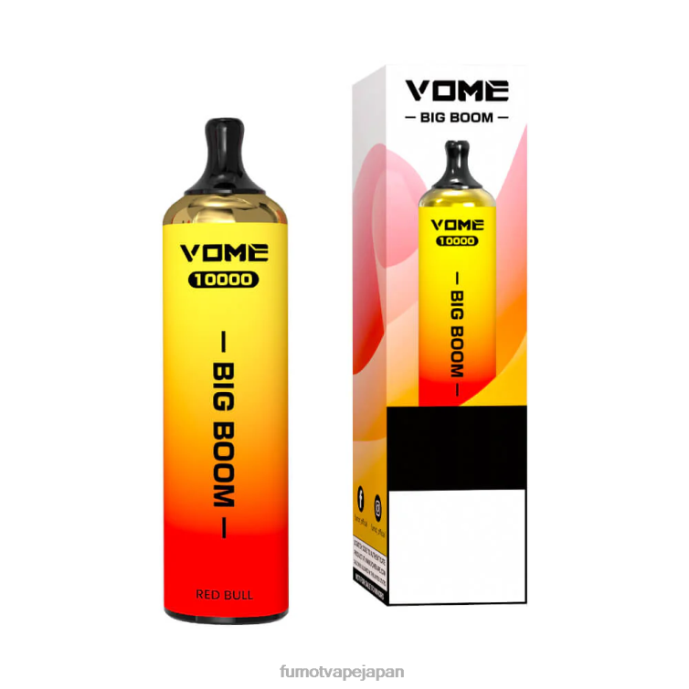 Fumot factory - 使い捨てベイプペン 10000 - 20ml (1 本) ストロベリーアイス Fumot Vome Big Boom 802NF440