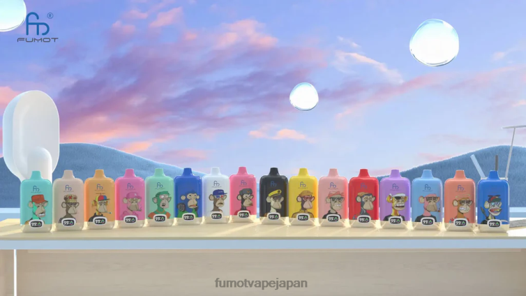 Fumot flavours - 12000 20ml 使い捨てベイプポッド - (1 個) ドクターブルー Fumot Digital Box 802NF127