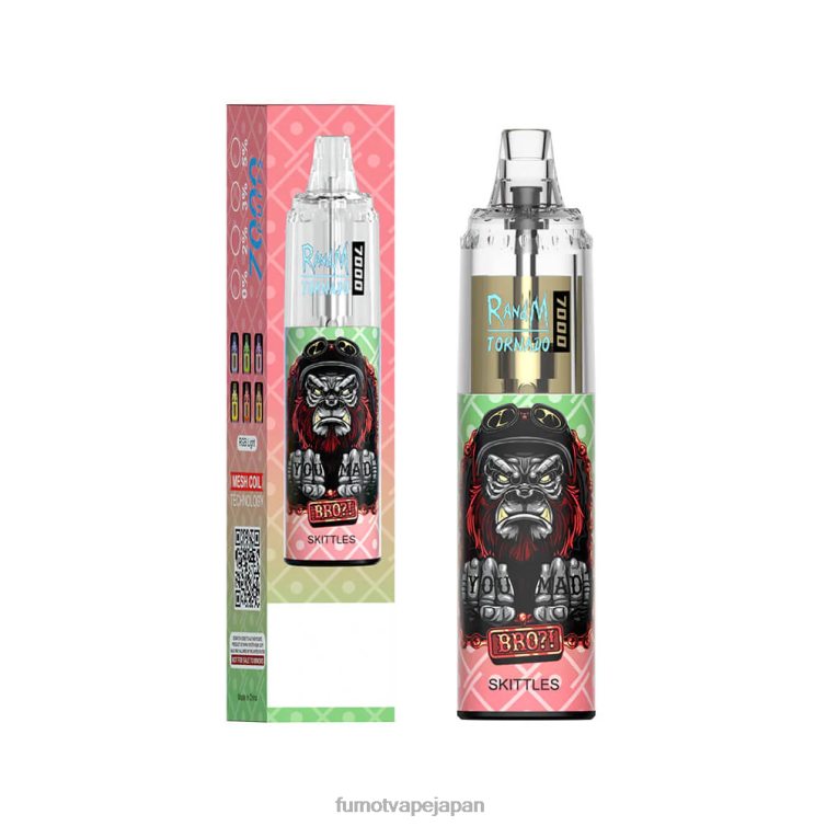 Fumot flavours - 7000 使い捨て VAPE ペン - 14ml (1 本) 虎の血 Fumot Tornado 802NF107