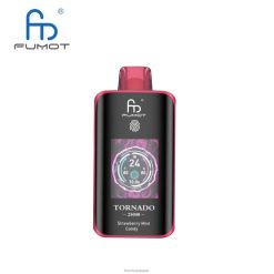 Fumot Discount Code | Fumot Tornado 25000 使い捨て電子タバコ ストロベリーミントキャンディー X288215