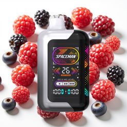 SMOK SPACEMAN SP40000 ゼロニコチン 40000パフ 1000mAh 20ml ブラックベリーラズ